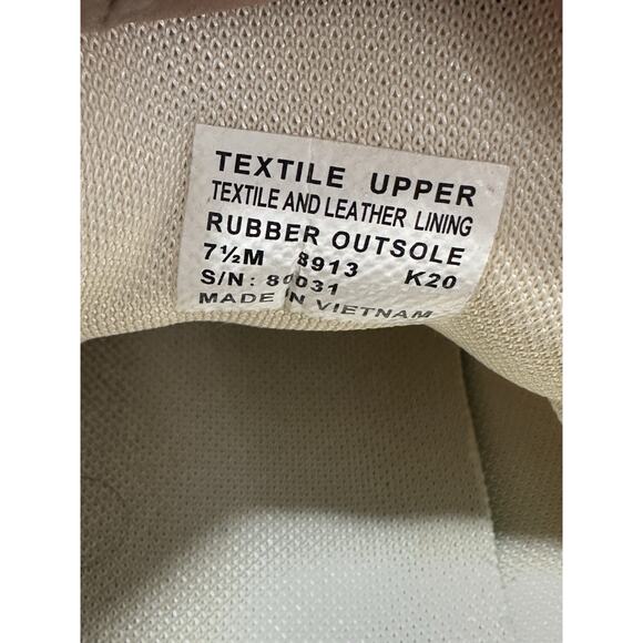 TORY BURCH Women's Classic Court Lace Up Canvas Sneakers Ivory & Black size 7.5M - Picture 11 of 12